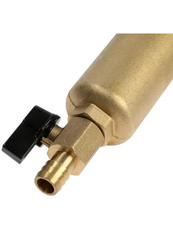 Фильтр механической очистки STT, 1/2″, с манометром, горячая вода, латунь