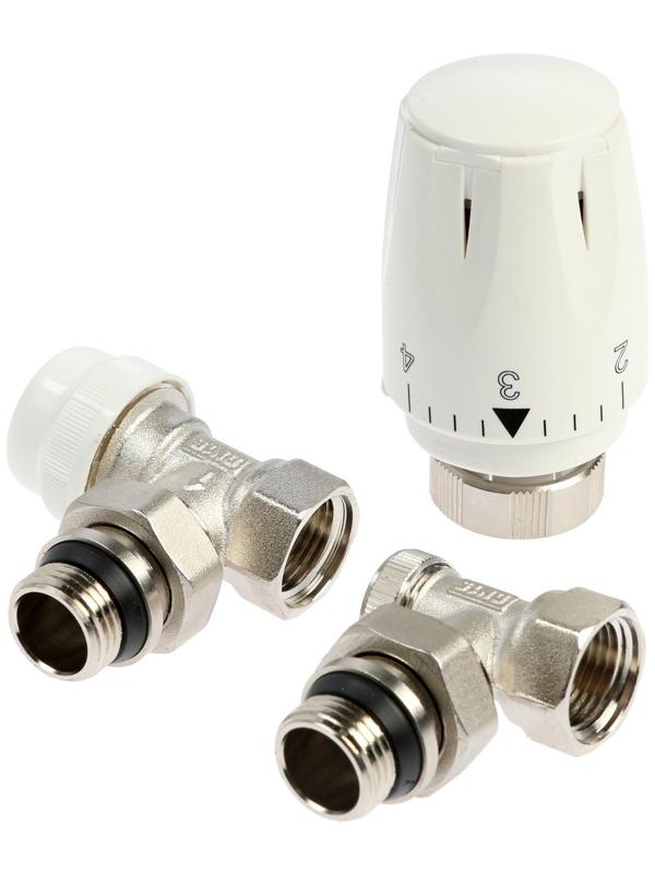 Комплект термостатический STT, для радиатора, 1/2