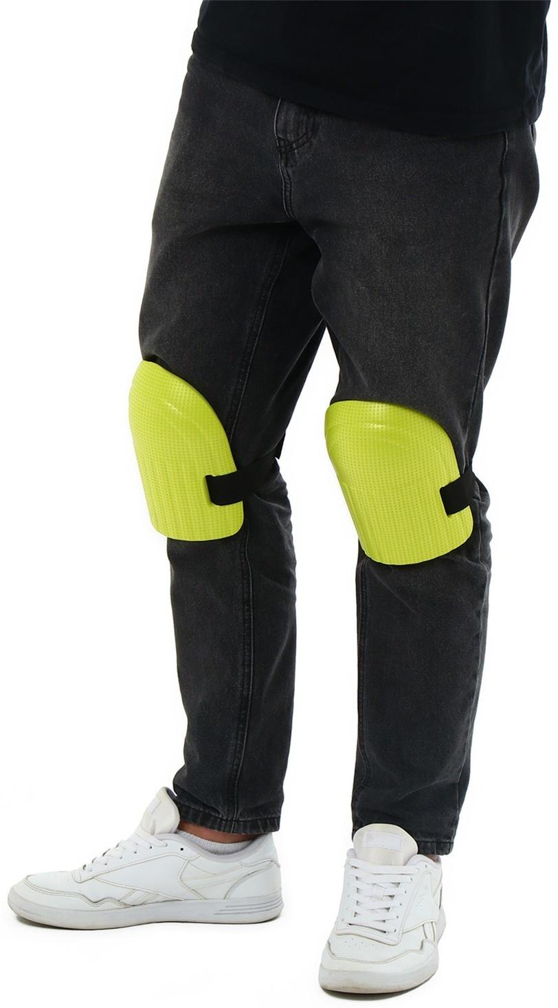 Наколенники защитные, универсальные, 17 × 13 см, зелёные