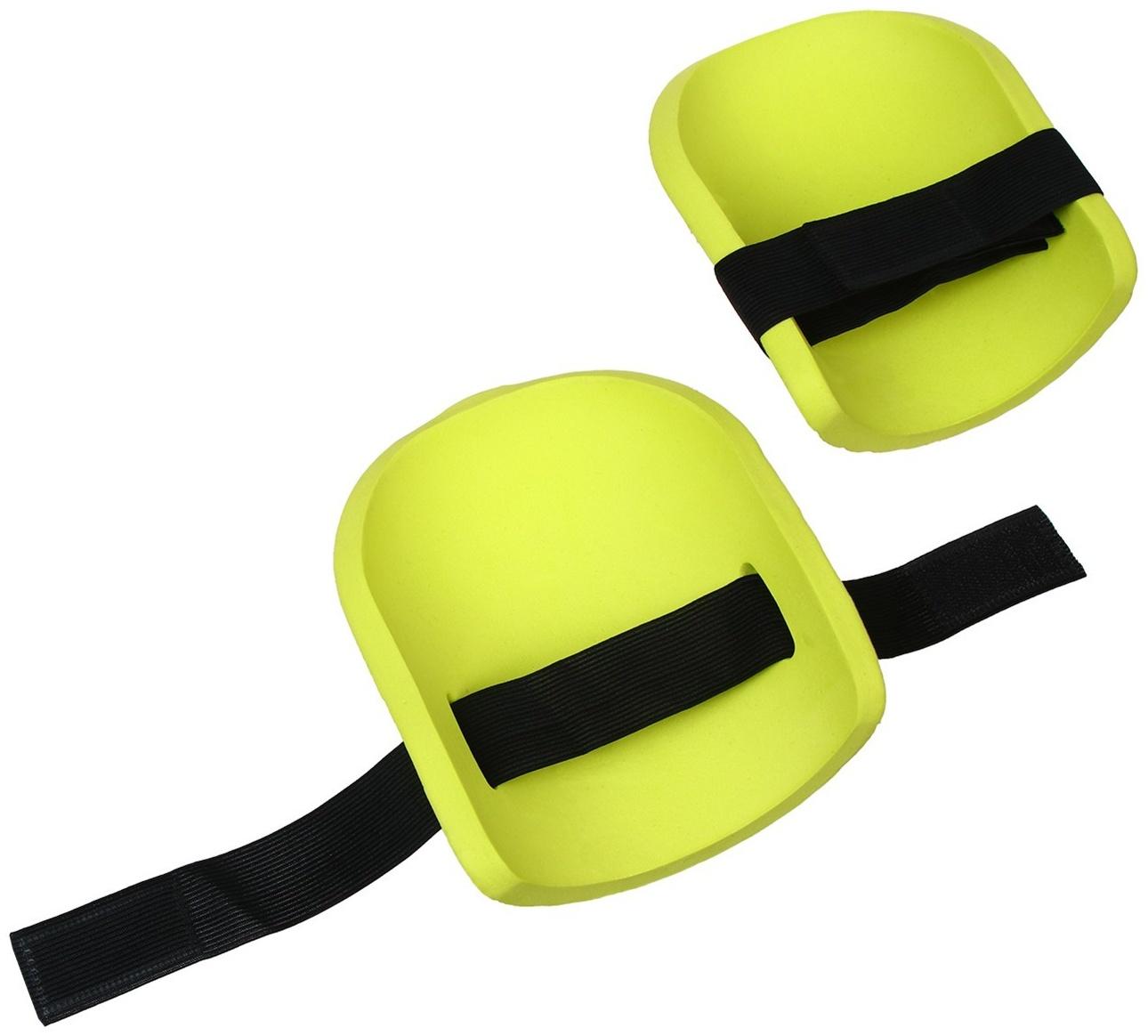 Наколенники защитные, универсальные, 17 × 13 см, зелёные