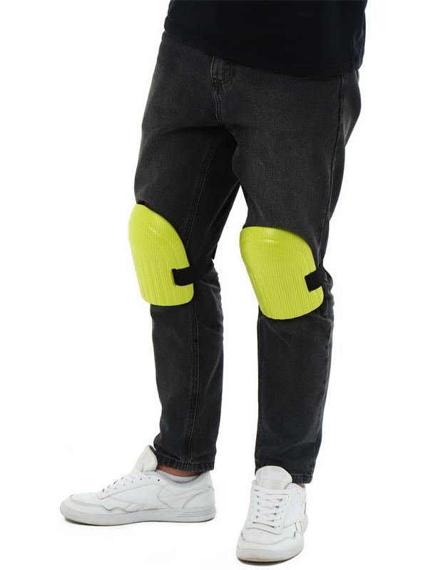 Наколенники защитные, универсальные, 17 × 13 см, зелёные