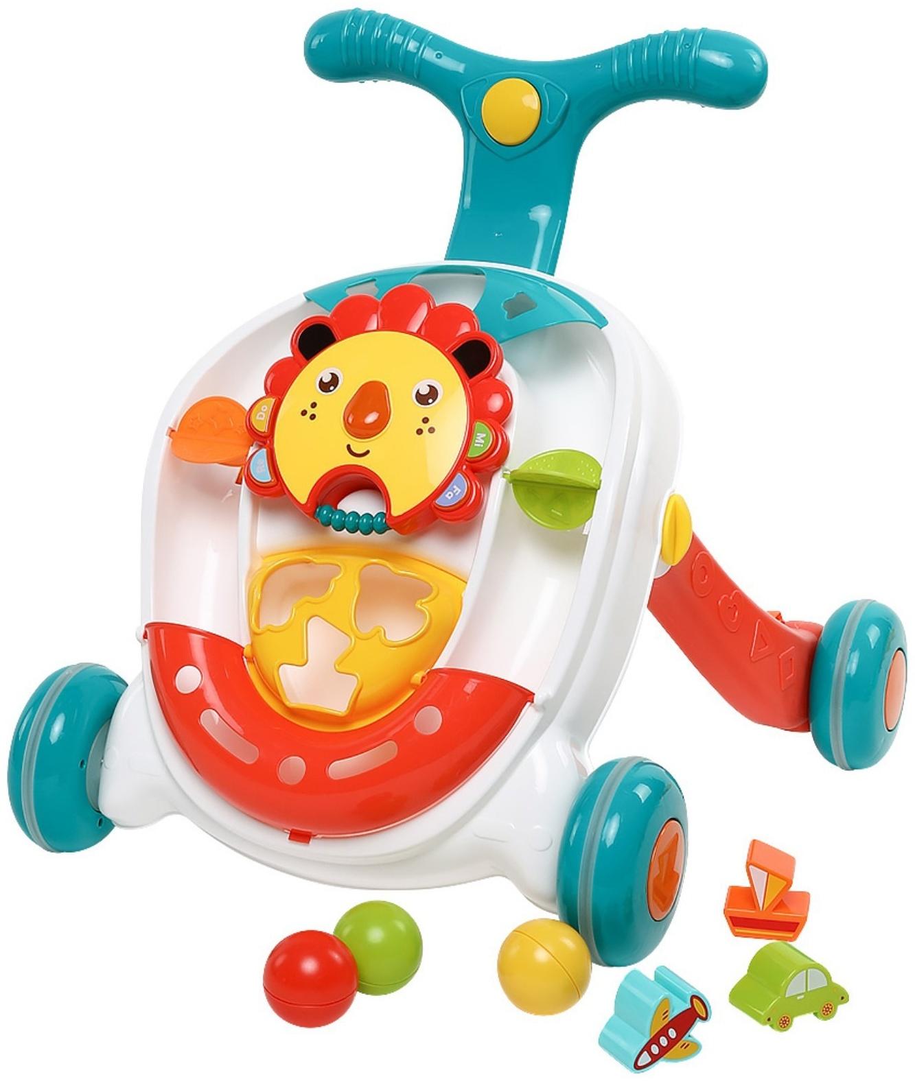 Развивающий игровой центр Everflo Rolling Balls Lion HS0474722, разноцветный