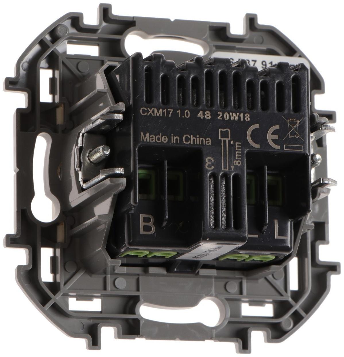 Светорегулятор поворотный Legrand INSPIRIA, без нейтрали, 300 Вт, Слоновая кость