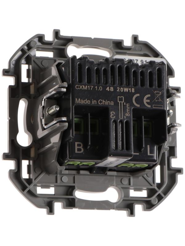 Светорегулятор поворотный Legrand INSPIRIA, без нейтрали, 300 Вт, Слоновая кость