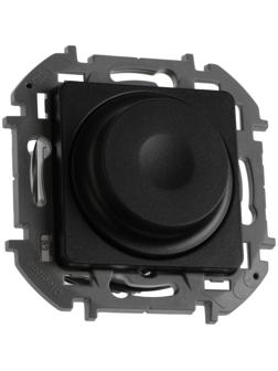 Светорегулятор поворотный Legrand INSPIRIA, без нейтрали, 300 Вт, Антрацит