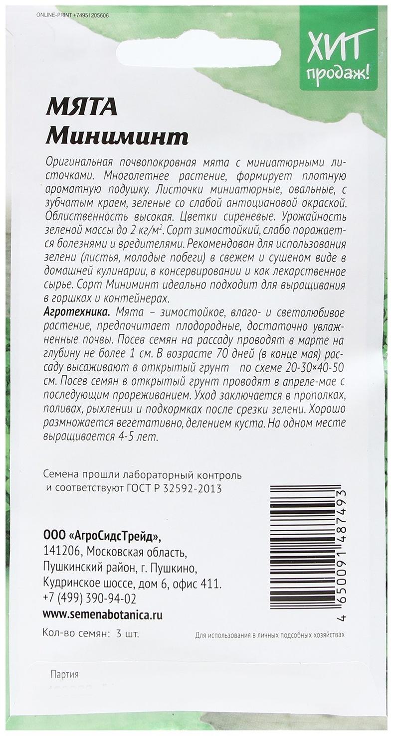 Семена Мята 