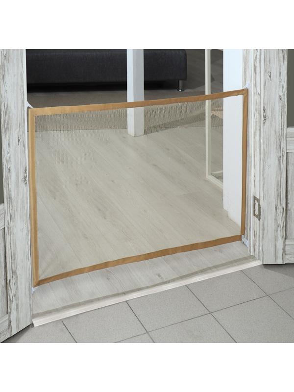 Барьер-сетка для животных на проёмы, 116 х 82 см, бежевый