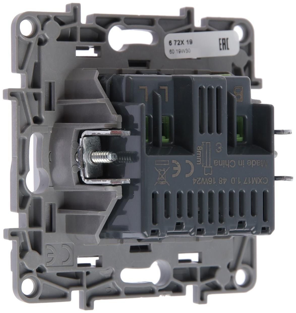 Светорегулятор поворотный Legrand Etika, 300Вт, без нейтрали, Алюминий