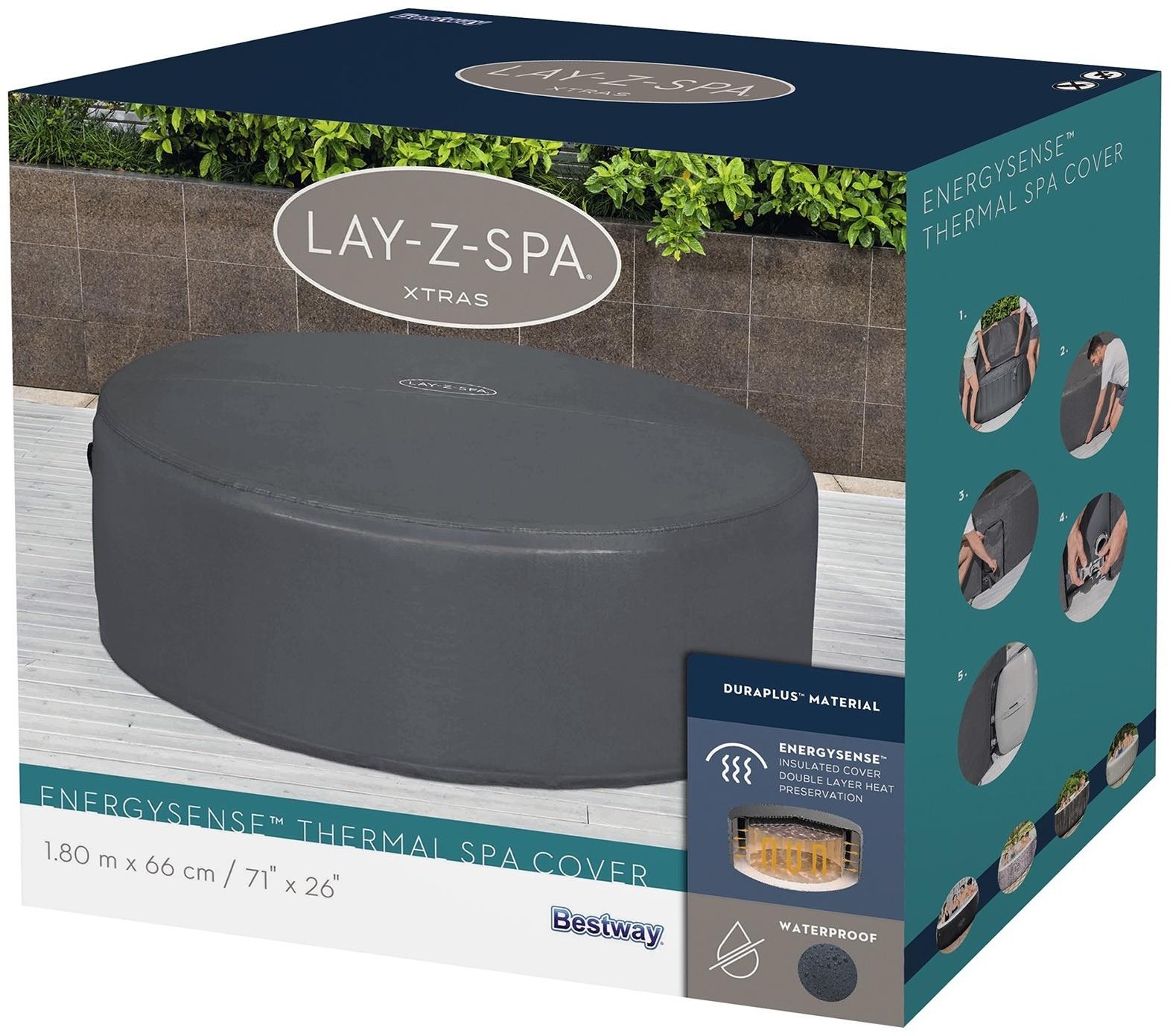 Термочехол для СПА бассейнов 180 х 66 см, 60317