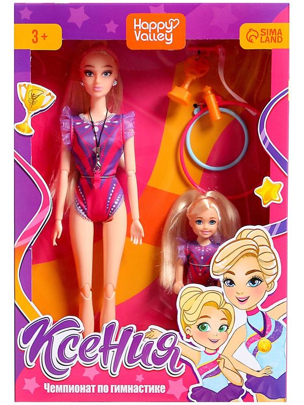Кукла-модель «Ксения. Чемпионат по гимнастике», шарнирная