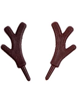 Рожки «Оленьи» размер 1 шт. — 3,3 × 2,5 см, набор 2 шт.