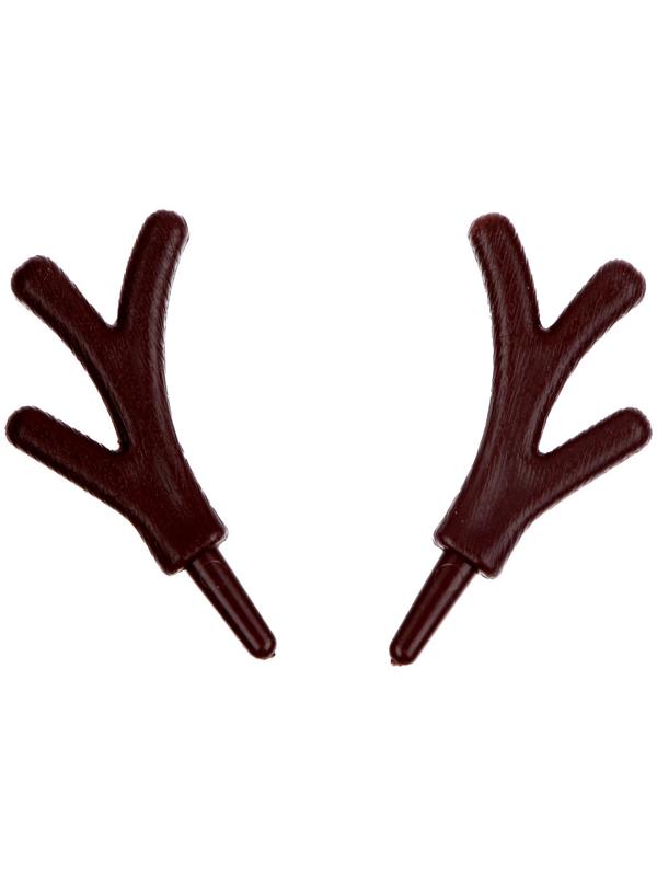 Рожки «Оленьи» размер 1 шт. — 5 × 4 см, набор 2 шт.