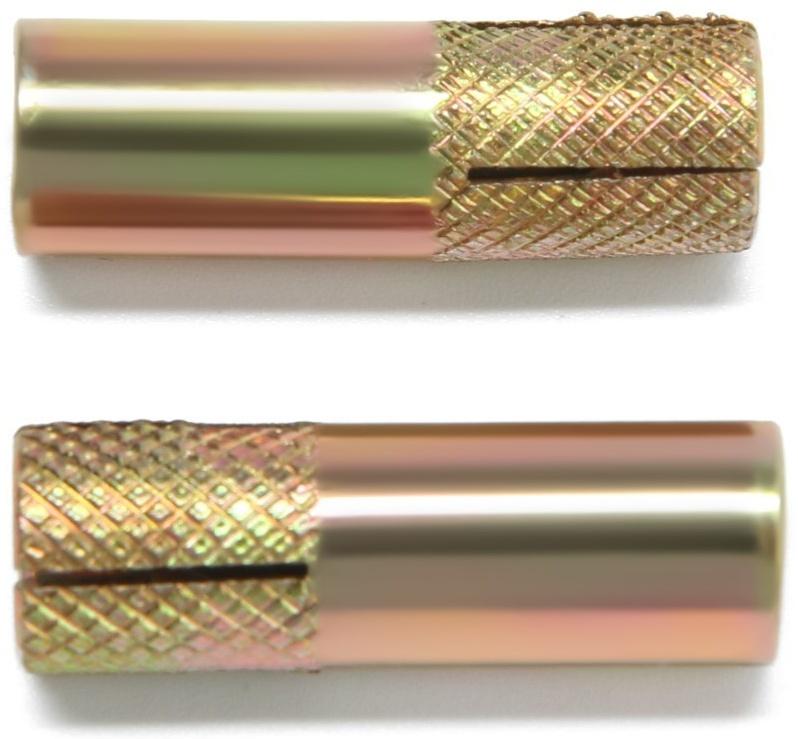 Анкер, забиваемый, стальной, желтопасированный, М8х30 мм, 100 шт