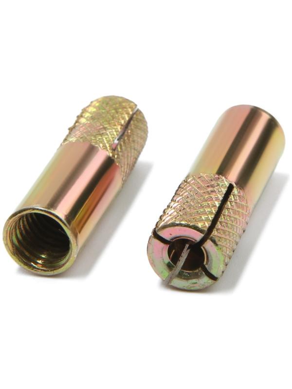 Анкер, забиваемый, стальной, желтопасированный, М8х30 мм, 100 шт