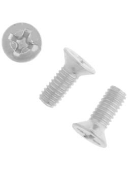 Винт, потайной, оцинкованный, DIN965, М4х10 мм, 2000 шт