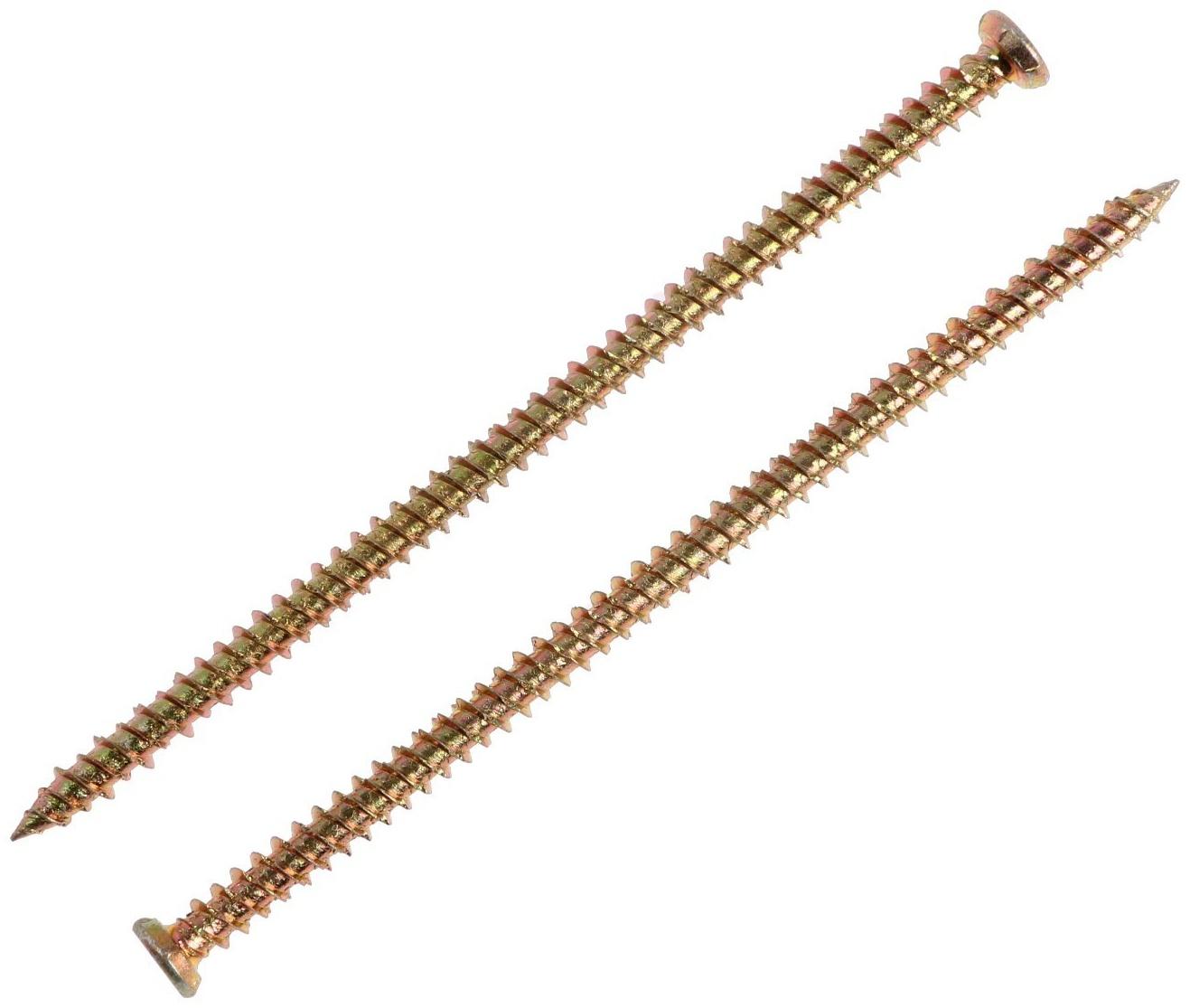 Шуруп по бетону, 7,5х152 мм, оцинкованный, 100 шт