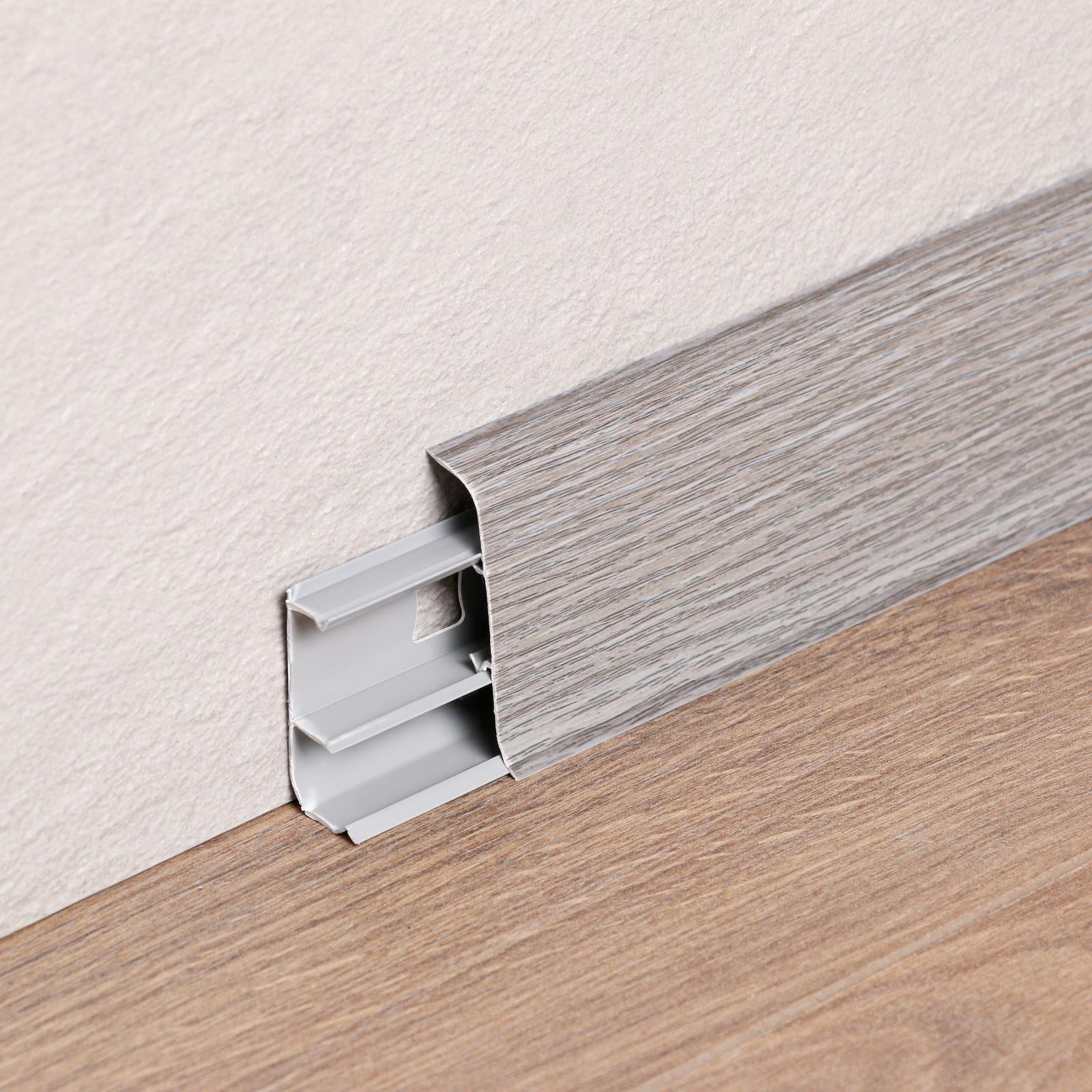 Плинтус напольный 55мм 