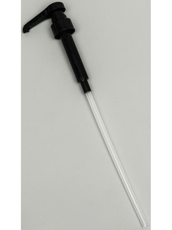 Помпа - дозатор для сиропа, черная, 5мл