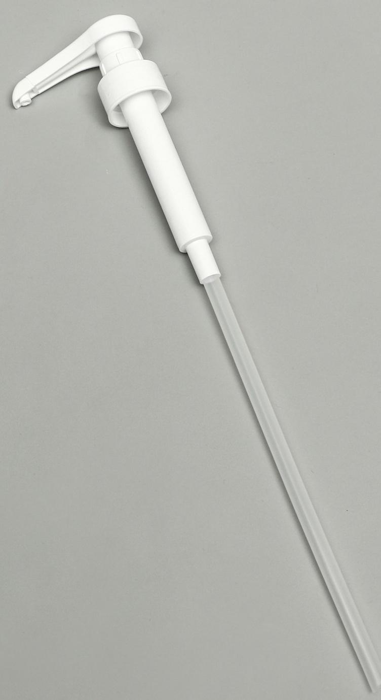 Помпа - дозатор для сиропа, белая, 10мл