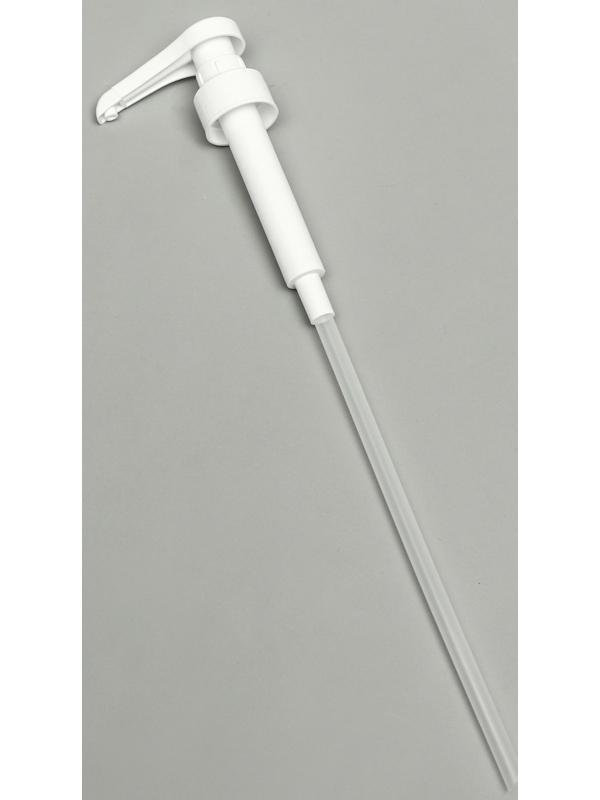 Помпа - дозатор для сиропа, белая, 10мл