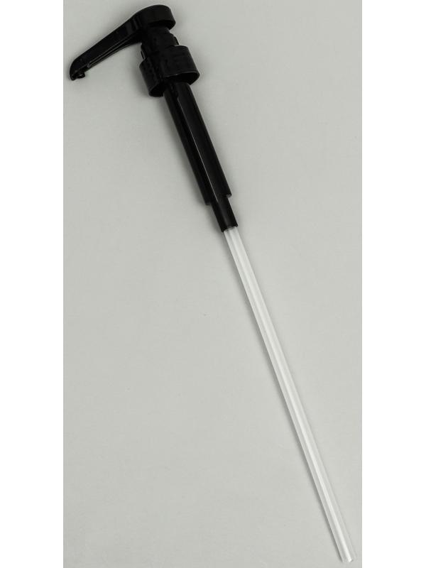 Помпа - дозатор для сиропа, черная, 10мл