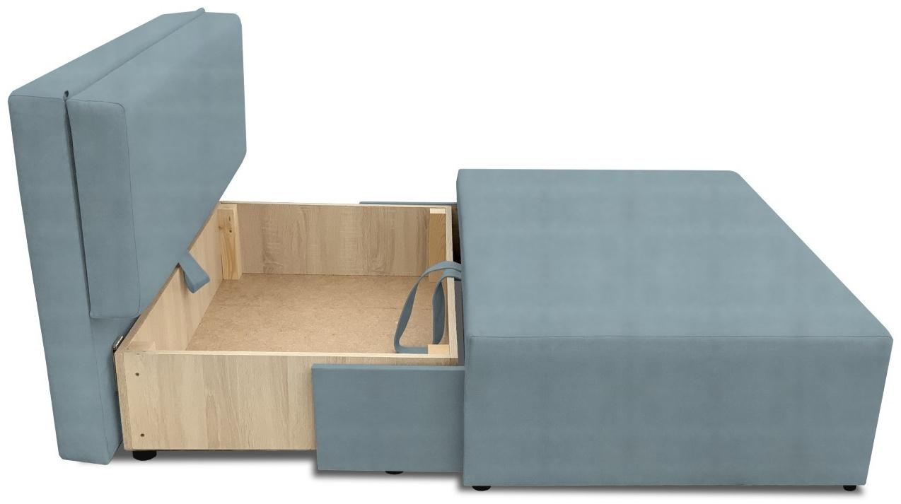 Детский диван «Капитошка», еврокнижка, рогожка solta, цвет navy