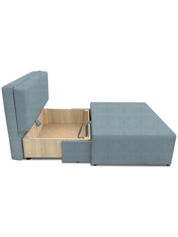 Детский диван «Капитошка», еврокнижка, рогожка solta, цвет navy