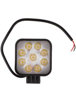 Светодиодная фара Вымпел WL-132F, ближний свет, корпус металл, 9 LED по кругу, 27 Вт