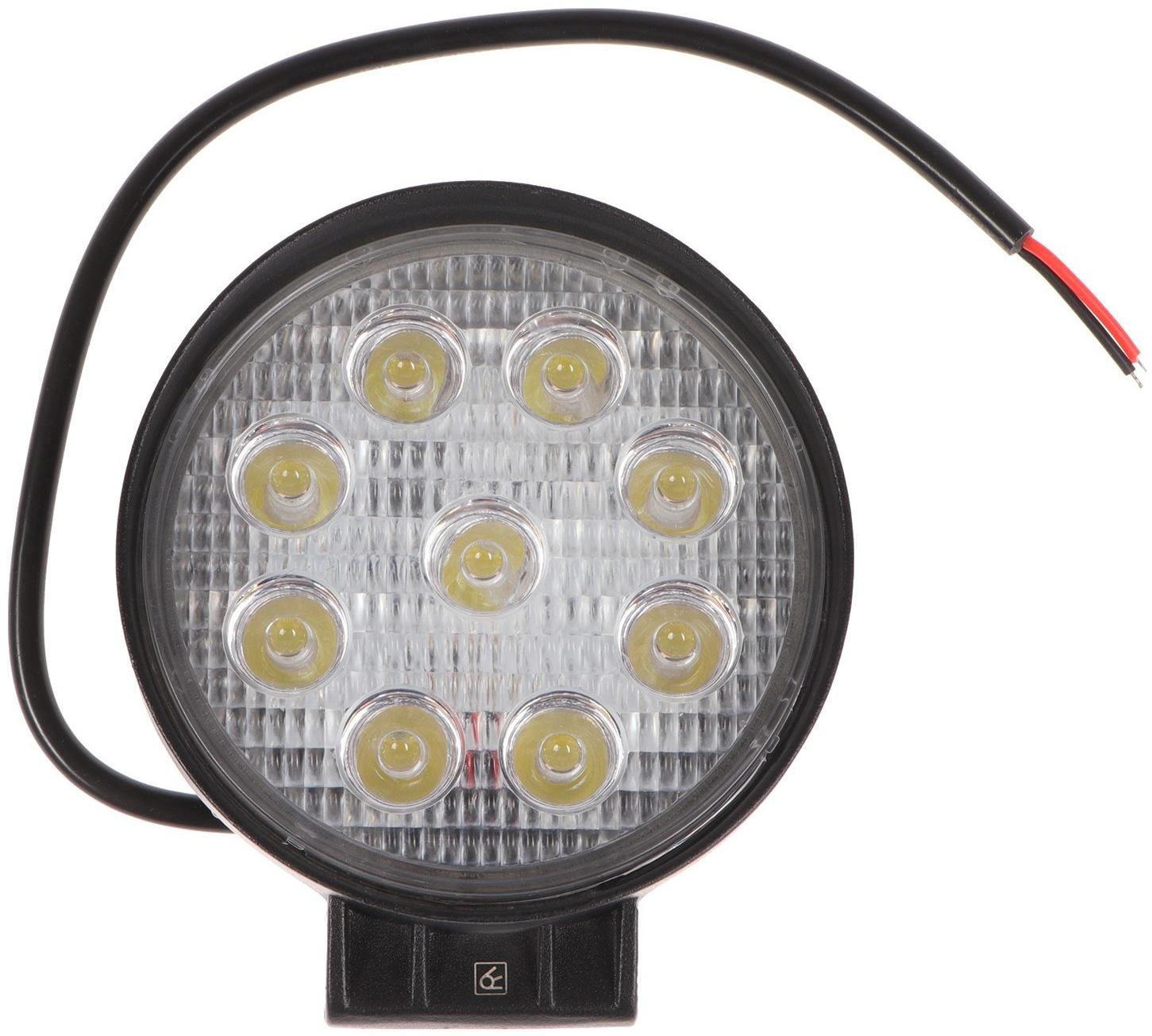 Светодиодная фара Вымпел WL-827F, ближний свет, корпус металл, 9 диодов