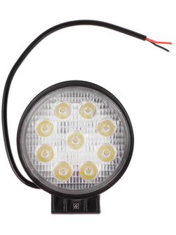 Светодиодная фара Вымпел WL-827S, дальний свет, корпус металл, 9 диодов