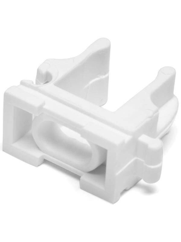 Клипса для труб 12 мм,цвет белый, 350 шт.