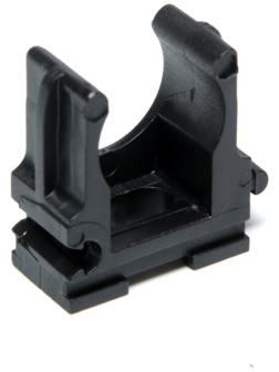 Клипса для труб 16 мм, цвет черный, 300 шт.