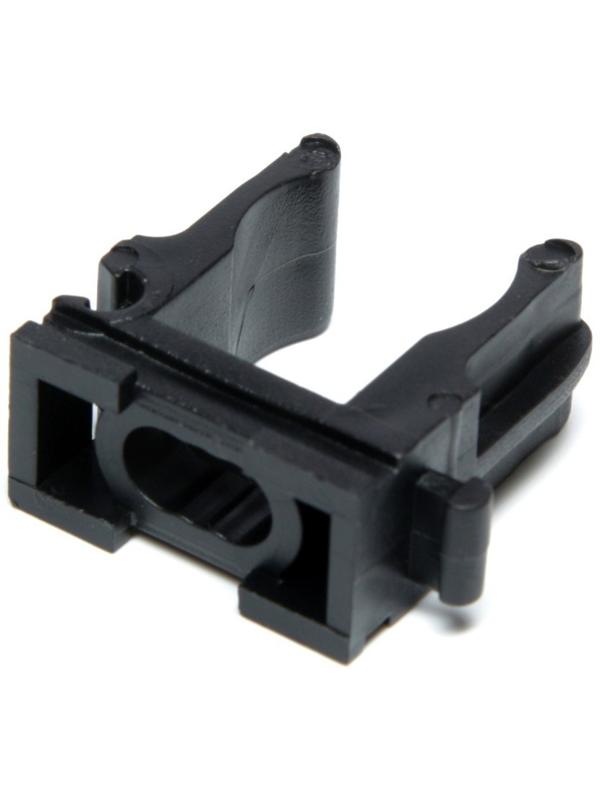 Клипса для труб 16 мм, цвет черный, 300 шт.