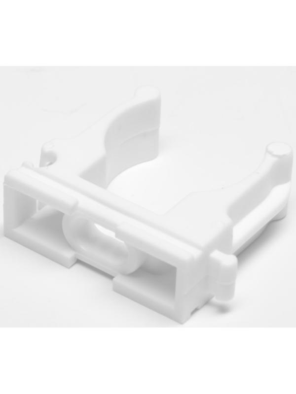 Клипса для труб 25 мм,цвет белый 250 шт.