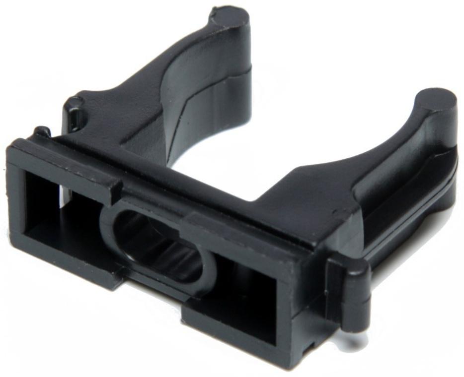 Клипса для труб 25 мм, цвет черный, 250 шт.