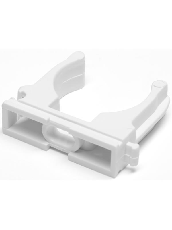 Клипса для труб 32 мм, цвет белый, 150 шт.