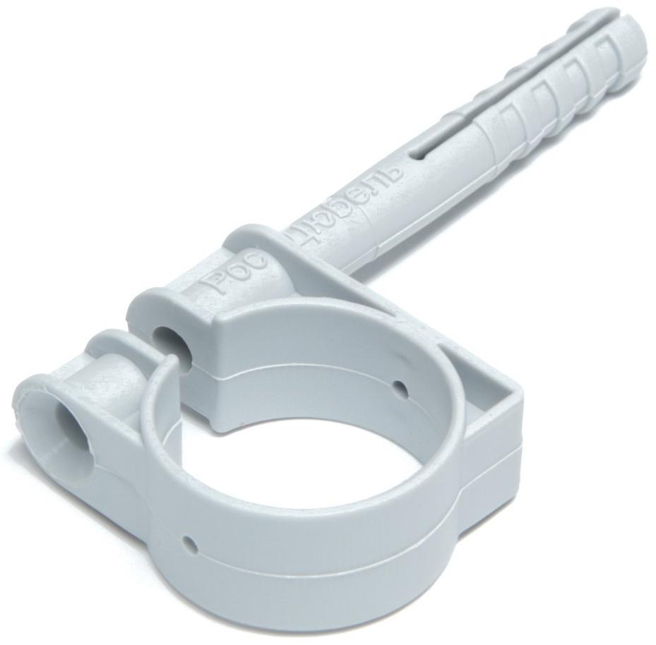 Хомут для труб быс.монт. с гвоздем 25х8х50 мм, 25шт