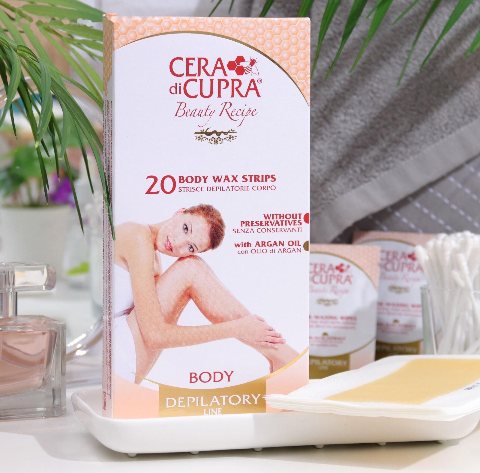 Полоски для депиляции тела Cera di Cupra, 20 шт