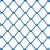 Сетка-рабица ячейка 50х50мм, толщина 2,6мм, с полимерным покрытием, синяя (рулон 1,5х10м)