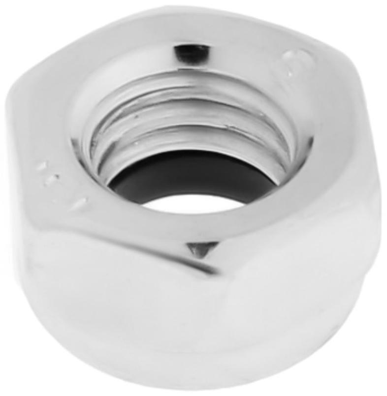 Гайка ЛОМ, со стопорным кольцом, DIN985, оцинкованная, М20, 1 кг