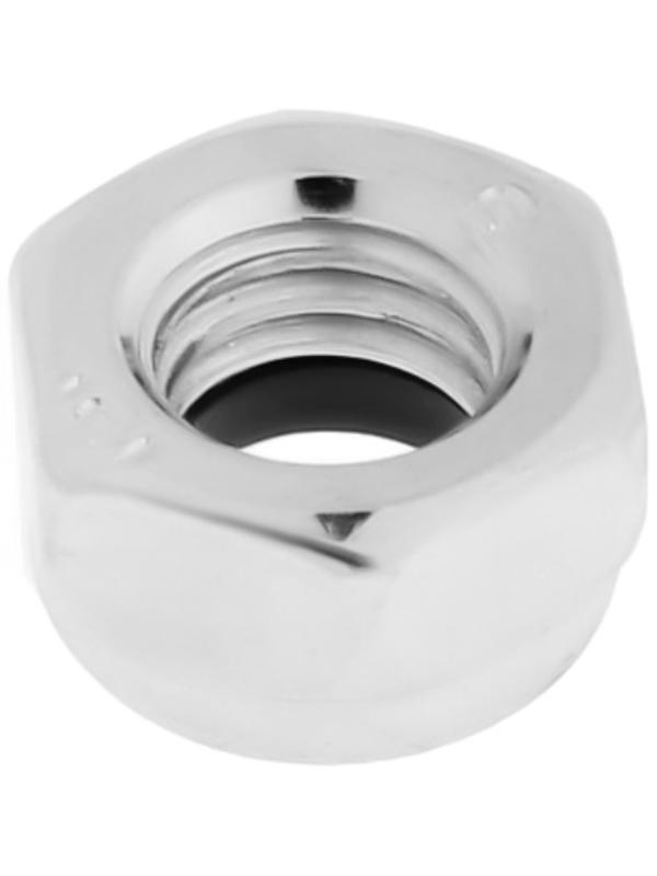 Гайка ЛОМ, со стопорным кольцом, DIN985, оцинкованная, М8, 5 кг