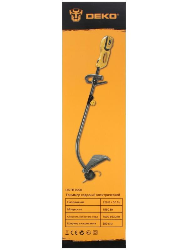 Триммер электрический DEKO DKTR1550, 220 В, 1550 Вт, 7500 об/мин, d=2.3 мм