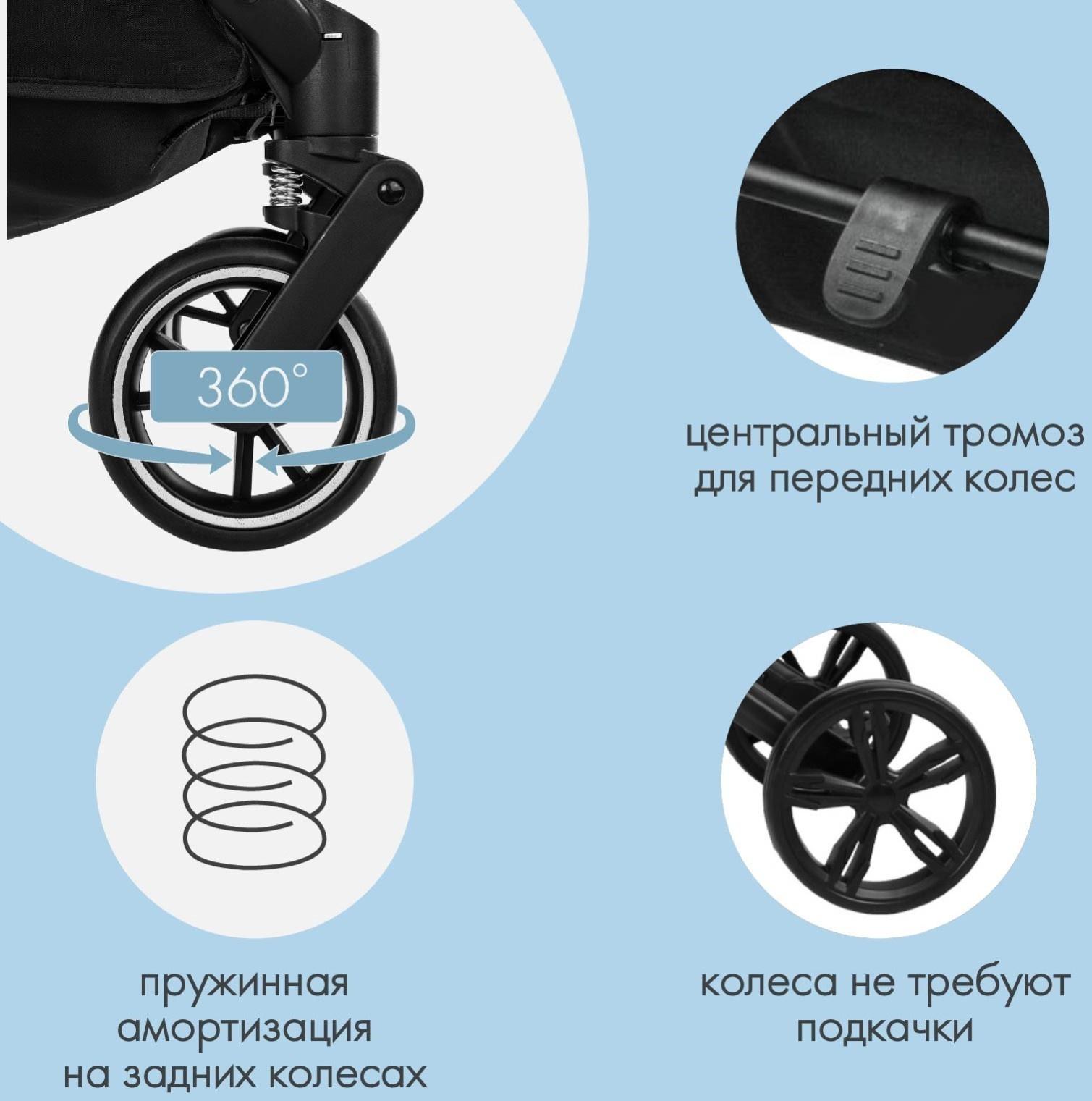 Коляска-трансформер Indigo LOTUS, темно-серый