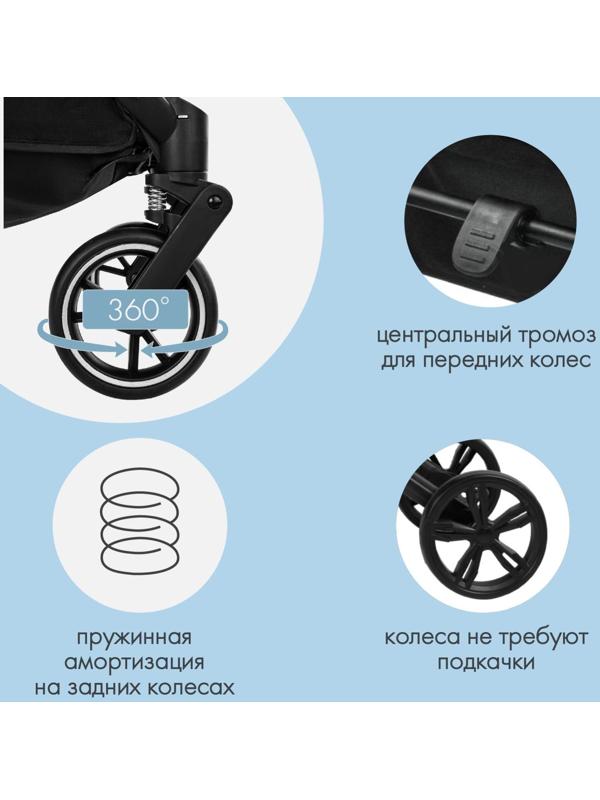 Коляска-трансформер Indigo LOTUS, темно-серый