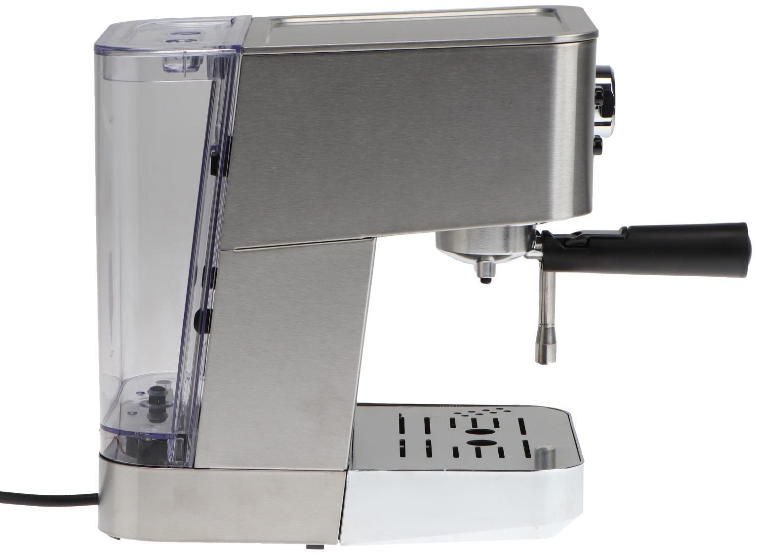 Кофемашина Hibrew CM4682, рожковая, 1050 Вт, 1.5 л, серебристая