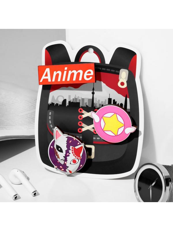 Набор брошей деревянных (3шт) 