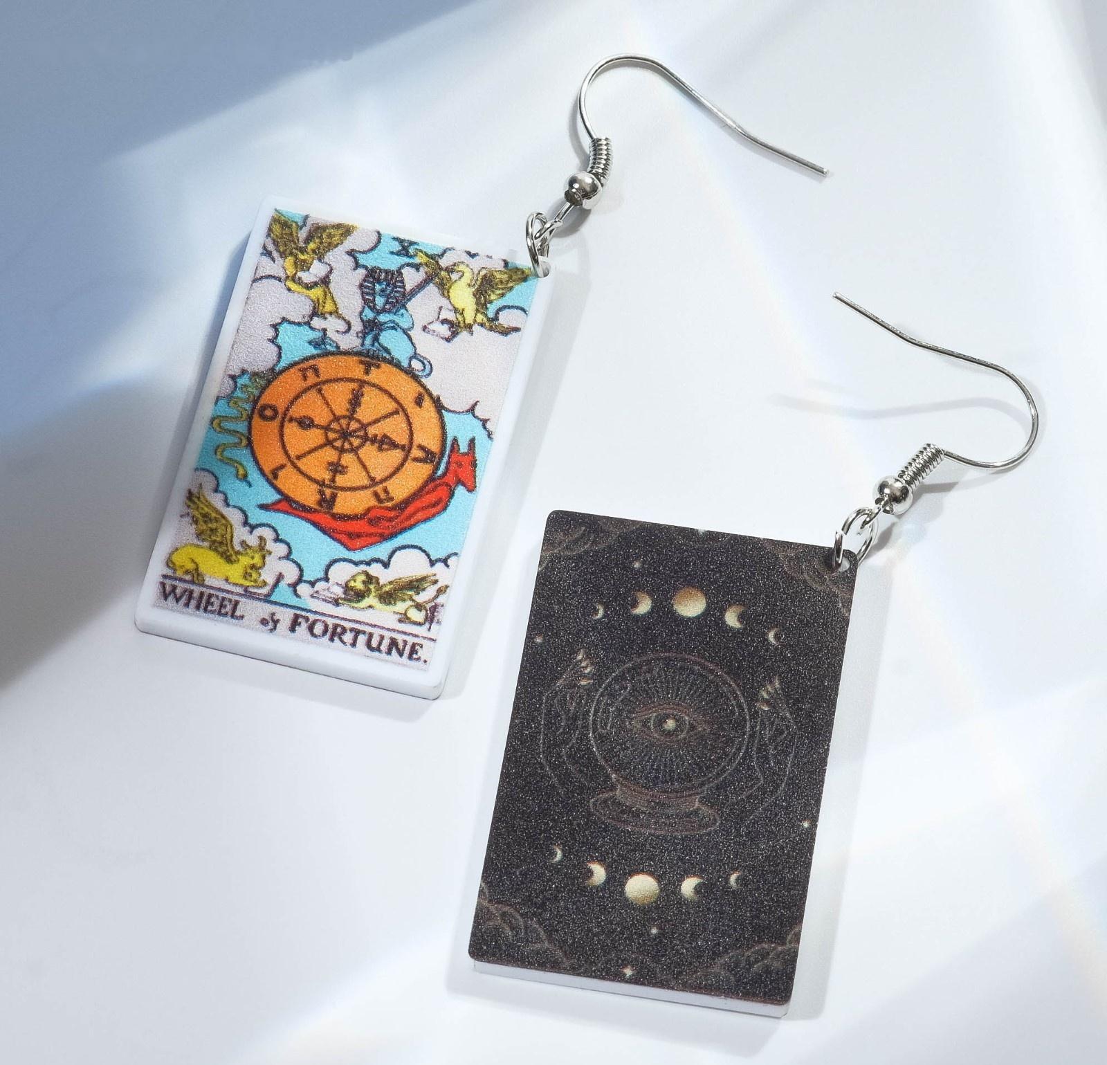 Серьги акрил 