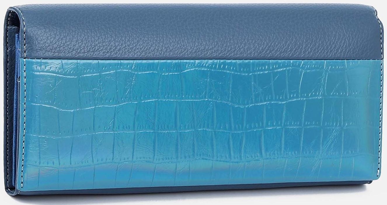 Кошелёк на магнитах, цвет синий