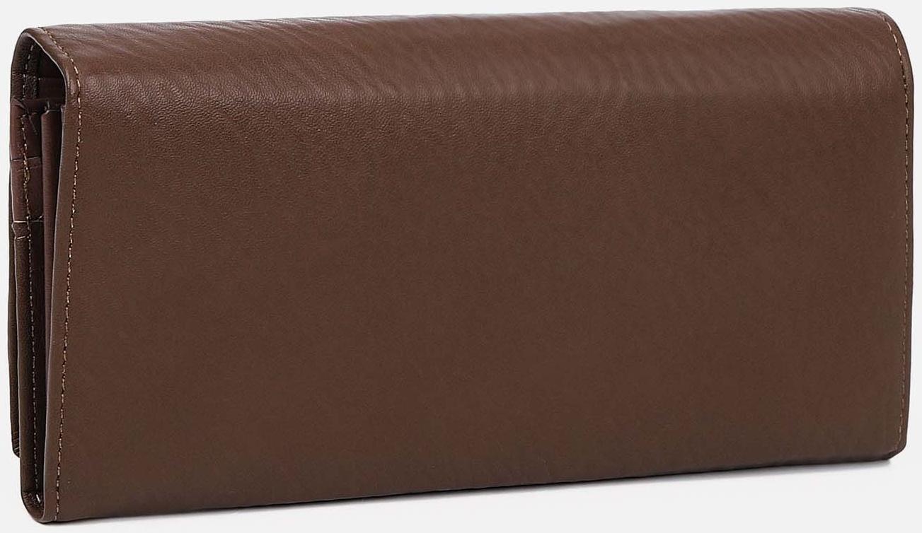 Кошелёк на магнитах, цвет коричневый