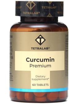 Куркумин премиум TETRALAB, 60 таблеток по 464 мг